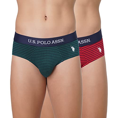 U.S. Polo ASSN. Men's Cotton Brief Pack of 2