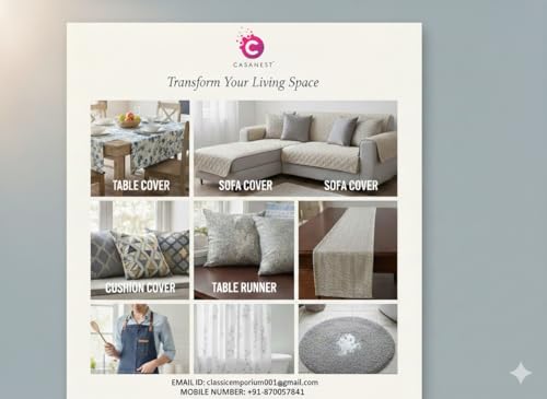 CASA-NEST 7 Feet Transparent AC Door Curtain - 4.5ft Width | Clear PVC Thermal Barrier for Cooling Retention | Includes Heavy Duty Shower Rings | Ideal for Home, Office, and Shop Partitions - Image 5