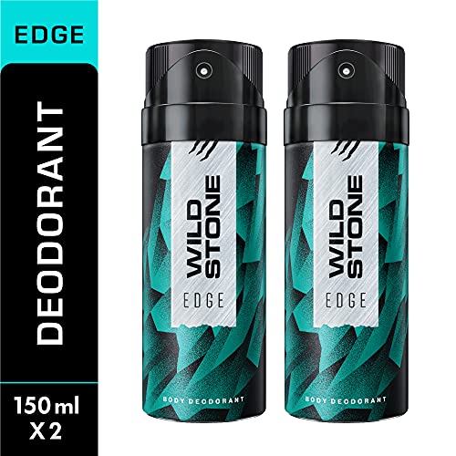 Wild Stone Edge Deodorants Body Spray for Men, Pack of 2 (150ml each) - Image 2