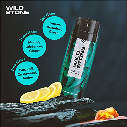 Wild Stone Edge Deodorants Body Spray for Men, Pack of 2 (150ml each) - Image 4