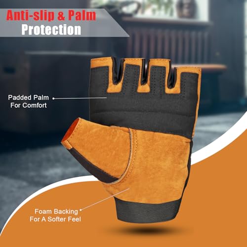 STAR X Punch Gym Gloves Brown for Men and Women - Image 2