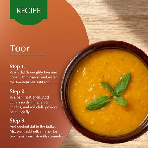 Amazon Brand - Vedaka Toor Dal (Arhar Dal) 5kg | Naturally Rich In Protein - Image 7