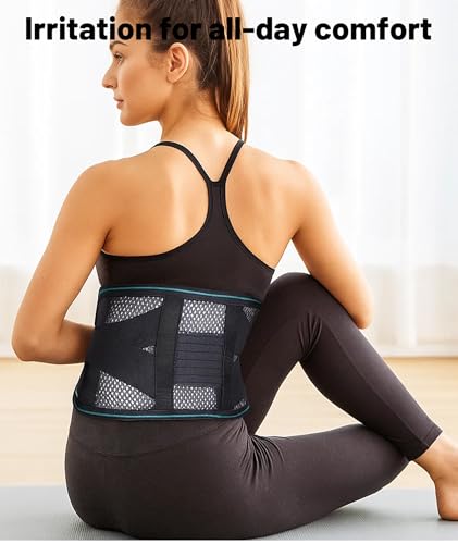 Back Pain Relief Belt for Women & Men, Adjustable Back Support Belt with Breathable Fabric, Posture Corrector for Herniated Disc & Sciatica, Lightweight Waist Belt for Daily Use - Image 5