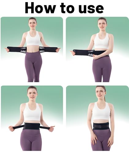 Back Pain Relief Belt for Women & Men, Adjustable Back Support Belt with Breathable Fabric, Posture Corrector for Herniated Disc & Sciatica, Lightweight Waist Belt for Daily Use - Image 7