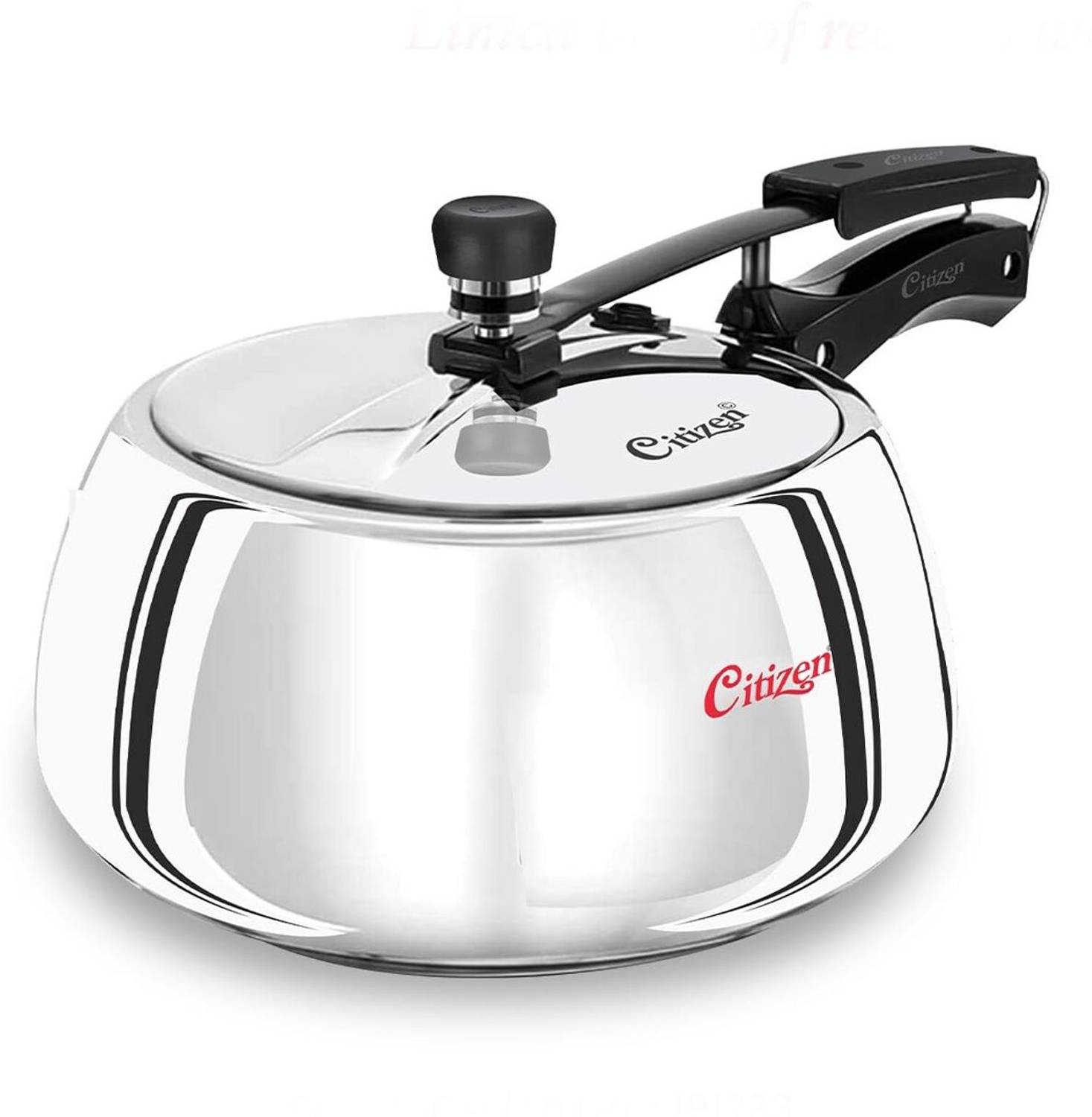 CITIZEN CITIZEN Handi 2 Ltr Stainless Steel with Sandwich Bottem Inner Lid Pressure Cooker 2 L Inner Lid Pressure Cooker - Image 2