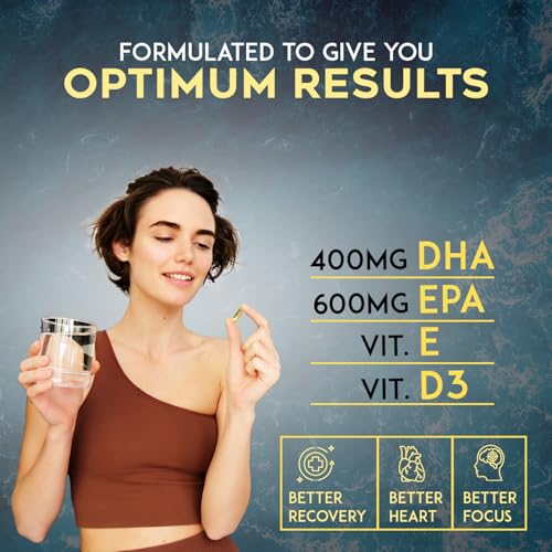 Salmega Triple Strength Salmon Omega-3 Fish Oil 1800Mg, 60 Softgels I High Potency 600Mg Epa & 400Mg Dha With Vitamin E I Ultra Refined, Anti Reflux Formula, Burp Free (Pack of 2 - 30 Softgels Each) - Image 4