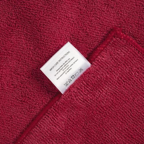 Wakefit Microfiber Towel | 350 GSM | Bath Towel, Microfiber Towels for Bath, Towel for Women, Towels for Bath Men, Gym Towel for Men Workout, Hand Towels 60x120 cm (Raspberry, Set of 2) - Image 5