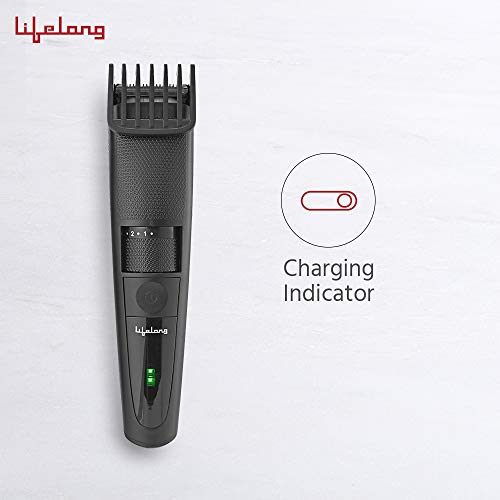 Lifelong Beard Trimmer for Men | Quick Charge (2 Hours) | Runtime: 60 Mins | 20 Length Settings | Cordless | USB Charging | 1 Year Warranty (LLPCM07) - Black - Image 6