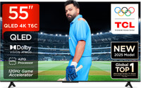 TCL T6C 139 cm (55 inch) QLED Ultra HD (4K) Smart Google TV 2025 Edition with HDR 10+ | Dolby Vision- Atmos 24W |120 Hz Game Accelerator (DLG) | Metallic Bezel-Less(55T6C) - Image 3