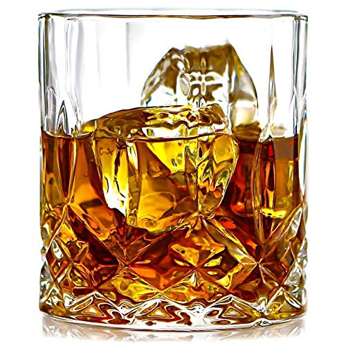 Premium Crystal Old Fashioned Whiskey Glasses, 300 ml, Set of 2, Transparent Tumblers, Perfect for Scotch, Bourbon, Wine, Cocktails, Gift for Whisky Lovers (2, Dukati 300ml) - Image 4