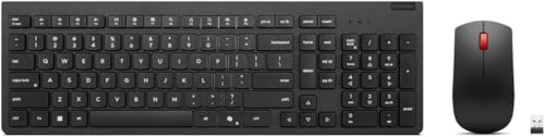 Lenovo 4X31N50708 Essential Wireless Combo Keyboard & Mouse Gen2 Black USEnglish 103P [4X31N50708]