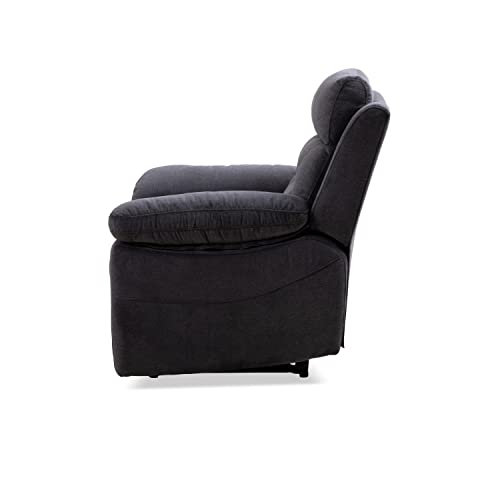 Amazon Brand - Solimo Garcin Motorized 1 Seater Fabric Recliner (Grey) - Image 7