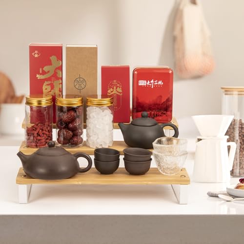 Lonian 3 Tier Spice Rack Organizer, Countertop Step Shelf Spice Storage Holder for Kitchen Cabinet Cupboard Pantry, Metal, Black - Image 3