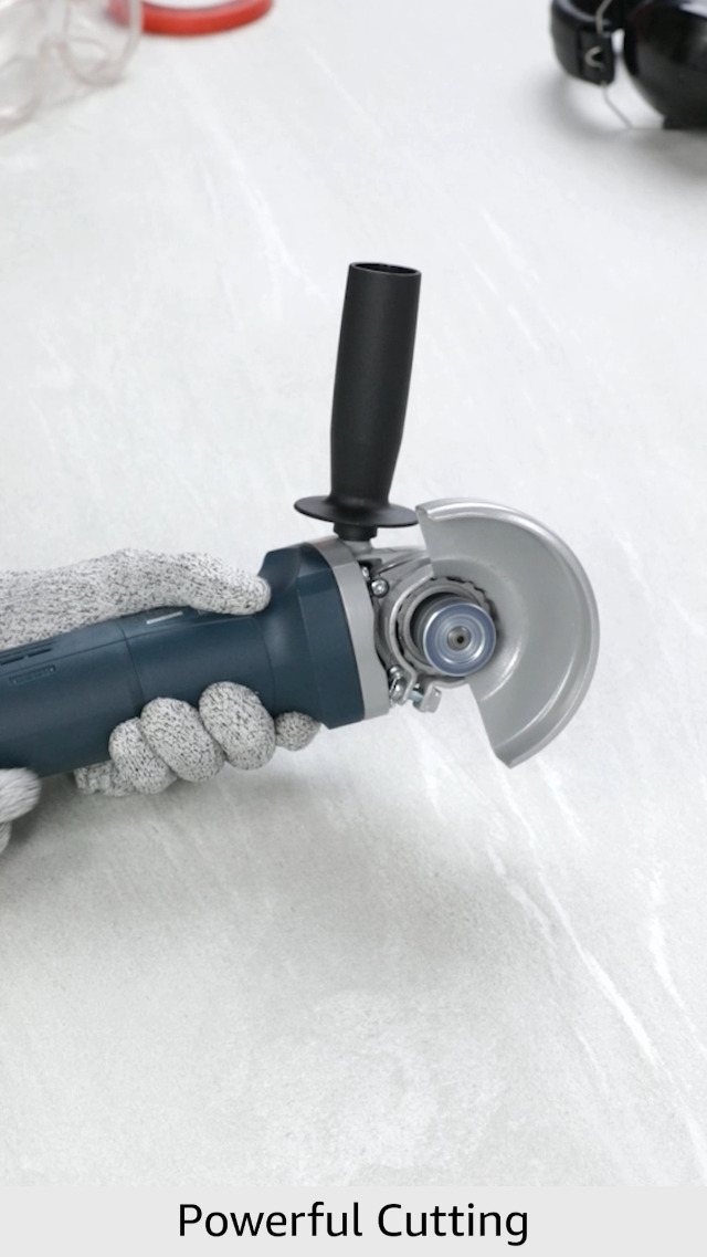 BOSCH Professional GWS 800 Angle Grinder | 800W Power | No-load Speed of 11000 RPM | Versatile Cutting and Grinding Tool | M10 Grinding Spindle Thread | 100 mm Disc | 1 Year Warranty - Image 2