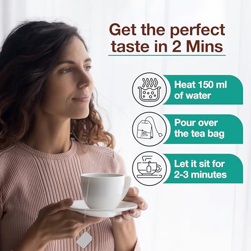 TruSoul By Baidyanath Natural Herbal Heart and Health Green Tea, Beneficial Properties of Hibiscus and Clove, Supports a Healthy Heart with Advantages of an Herbal Kadha (25 tea bags) - Image 7