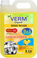 vermliquids Dish Cleaning Gel Non Acidic Dishwashing Detergent Dish Cleaning Gel Dish Cleaning Gel(Lemon, 4900 ml) - Image 3