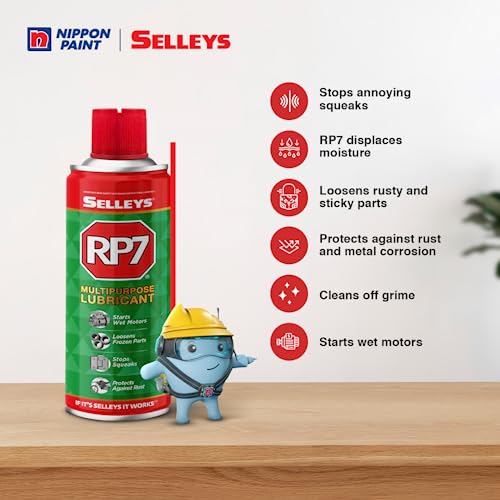 Selleys RP7 (105 Ml, Clear) Multipurpose Lubricant,Cleaner for Chimney,Rust Remover, Auto Maintenance,Loosens Stuck Parts, Removes Stain & Sticky Residue, Descaling & Cleaning Agent - Image 2