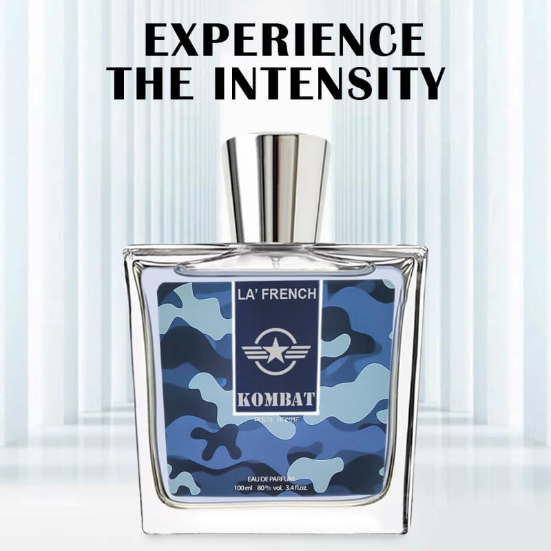 LA' French Kombat Perfume For Men,100ml,Eau De Parfum,Premium,Long Lasting,Intense Fresh Masculine Fragrance,Suitable For Every Occasion - Image 5