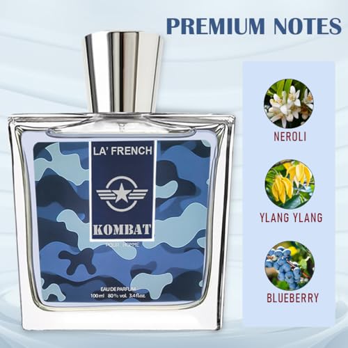 LA' French Kombat Perfume For Men,100ml,Eau De Parfum,Premium,Long Lasting,Intense Fresh Masculine Fragrance,Suitable For Every Occasion - Image 6
