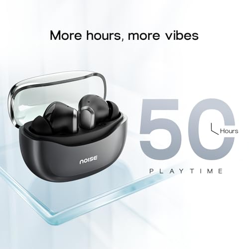 Noise Newly Launched Buds VS601 in Ear Truly Wireless Earbuds with 50H of Playtime, Transparent Case Lid, Quad Mic ENC, Dual Device Pairing, 10Mm Driver, BT V5.3 (Graphite Black) - Image 4