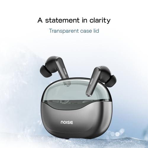 Noise Newly Launched Buds VS601 in Ear Truly Wireless Earbuds with 50H of Playtime, Transparent Case Lid, Quad Mic ENC, Dual Device Pairing, 10Mm Driver, BT V5.3 (Graphite Black) - Image 5