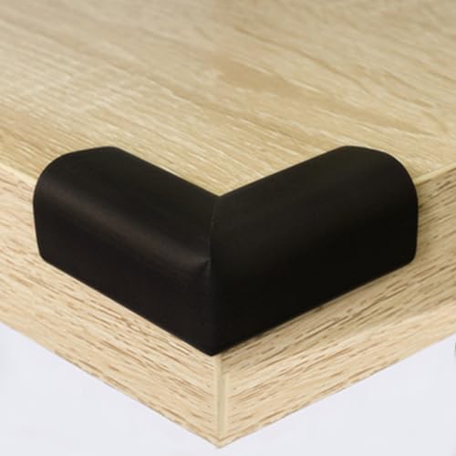 SYGA Pack of 12 Black Corner Edge Guard Protectors Suitable for Table and Desk for Baby Child Infant Kids Safety - Image 3