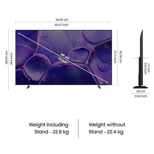 Samsung 189 cm (75 inches) Crystal 4K Ultra HD Smart LED TV UA75UE85AFULXL (Black) - Image 7