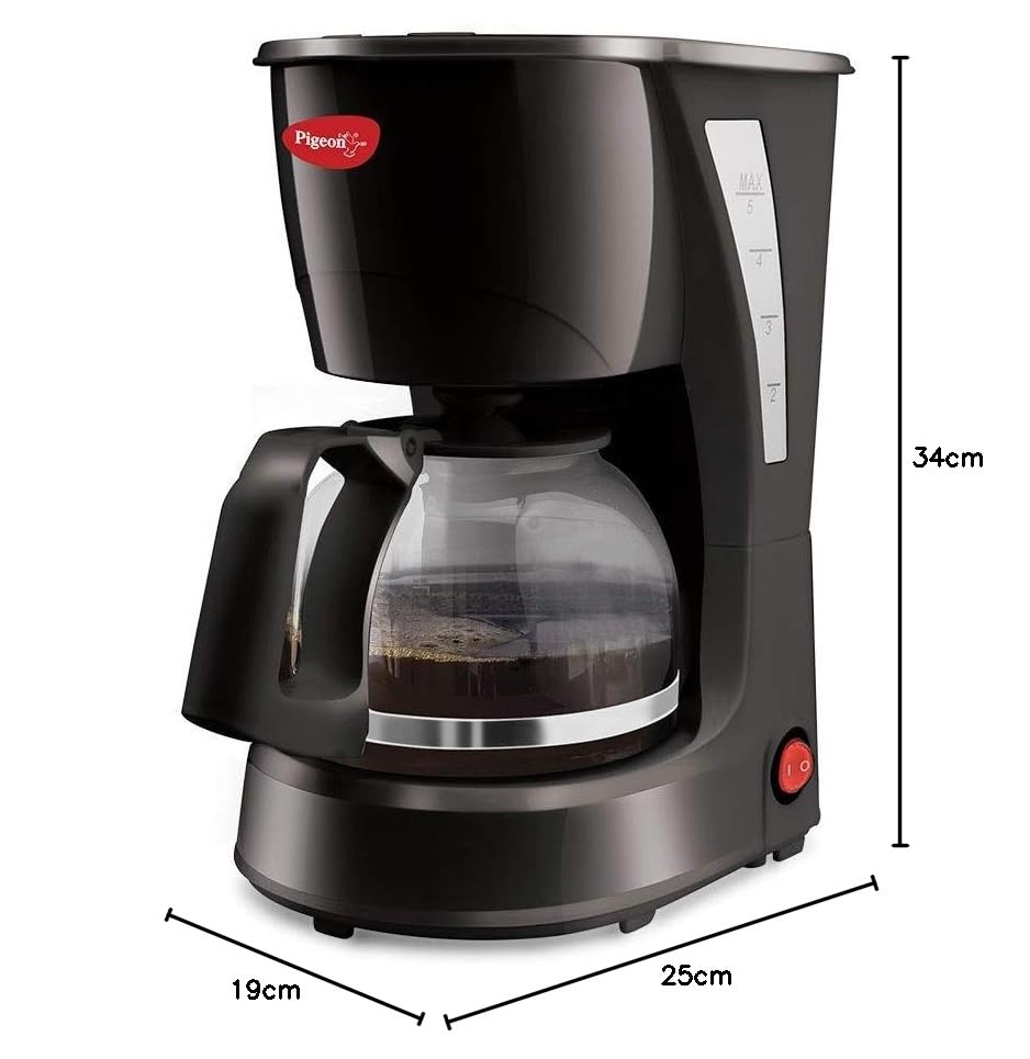 Pigeon Brewster Coffee Maker, 600 Watt, 4 Cups Drip Coffee maker (Black) - Image 7