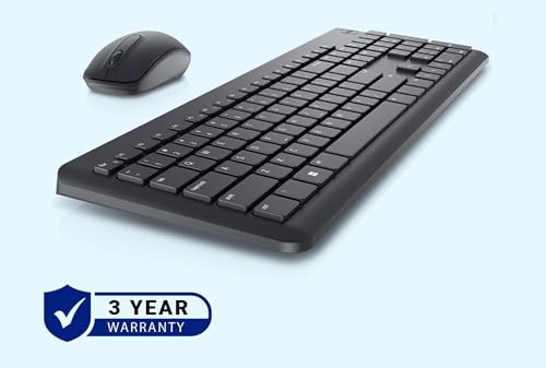 Dell KM3322W Wireless USB Keyboard and Mouse Combo, Anti-Fade & Spill-Resistant Keys, up to 36 Month Battery Life, 3Y Advance Exchange Warranty - Black - Image 7