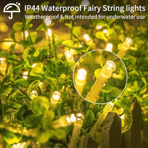 Homesake® 36 Feet Long 40 LED Power Pixel Serial String light Fairy Lights, Plug Sourced, Home & Outdoor light for christmas tree light corner Home, ornament setup festive decor (Pack of 1 Warm White) - Image 4