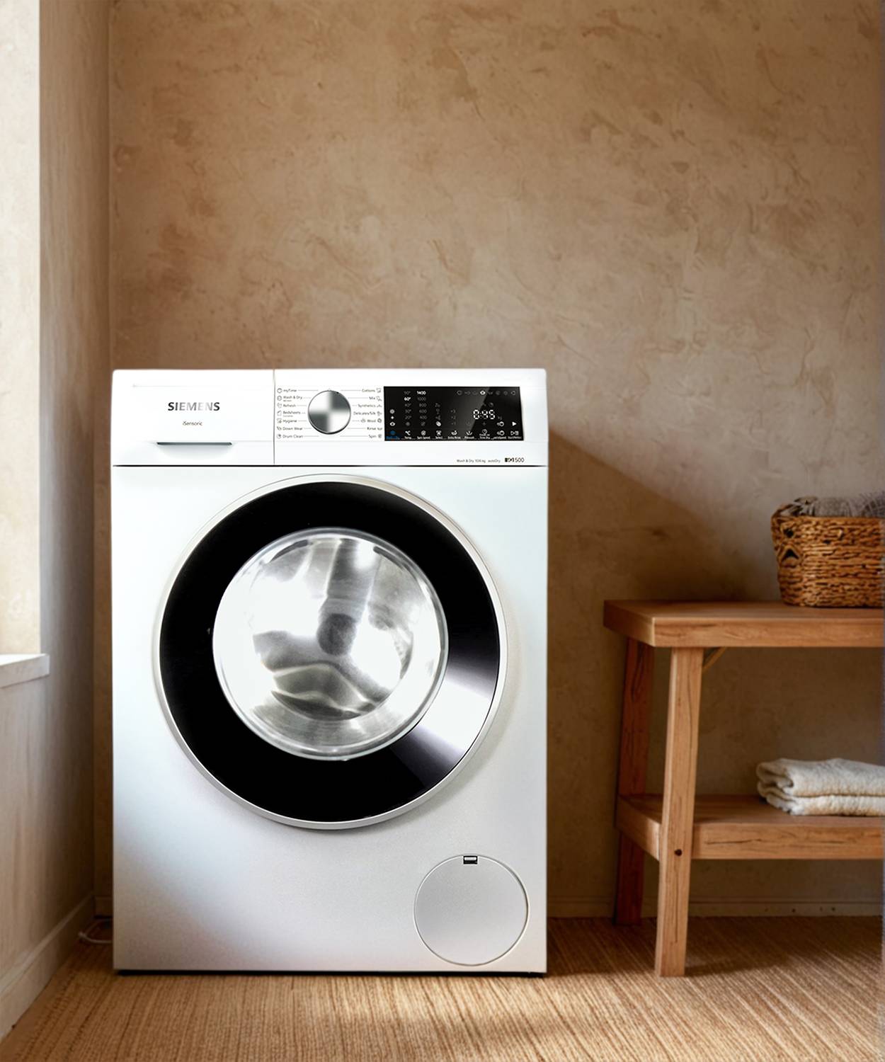 Siemens Siemens 7/6 kg Washer with Dryer Ready to Wear Clothes with In-built Heater White - Image 3
