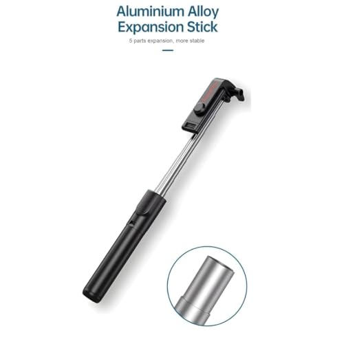 SOOPII 3-in-1 Selfie Stick with Bluetooth Remote, Foldable Tripod Stand, Compact & Extendable Upto 70 cm / 27.5 inches Mobile Stand Holder for iPhone and Android Devices - Image 6