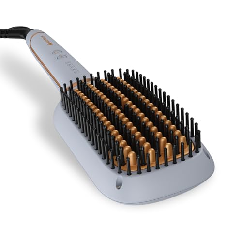 Havells Keratin Infused Hair Straightener Brush With Temperature Control For All Hair Types|Auto Shut off After 45 Minutes| 1.8mm Swivel Cord |2 Years Guarantee| HS6000 - Image 3