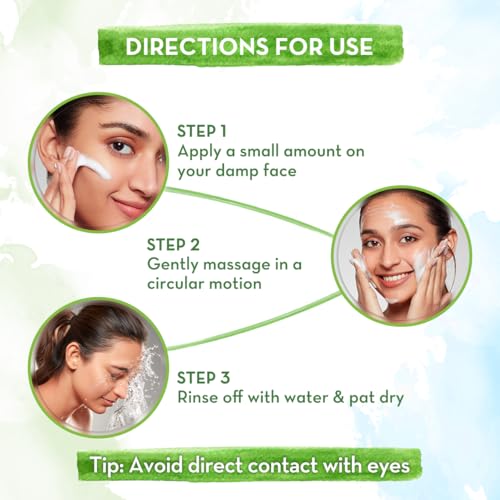 Mamaearth Neem Pimple Clear Face Wash with Neem & Salicylic Acid | Fights Pimples, Reduces Marks & Purifies Skin | Gently Cleanses & Controls Excess Oil | For All Skin Types | 150 ml - Image 5