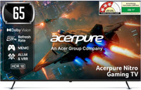 acerpure 164 cm (65 inch) QLED Ultra HD (4K) Smart Google TV 2025 Edition with 120 Hz GTV 5.0 |Android 14 |Dolby Vision & Dolby Atmos|50W Sound|Tuner|Wi-Fi Direct|ALLM |VRR|MEMC|Karaoke|AI|Gaming |Wall Mount(AP65UG75PNTO5) - Image 3