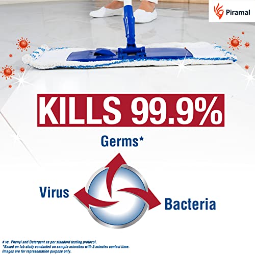 Tri-Activ Double Strong Disinfectant Floor Cleaner | Half Cap Only | 10X Cleaning with 99.9% Germ kill | Citrus Fragrance - Pack of 2 (1000ml x 2 Units) - Image 4