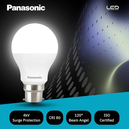 Panasonic 9 Watt LED Bulb, B22 Base 9W Light For Home, 25000+ BH with 1 Year Warranty, 6500K Cool Day (Pack of 2) - Image 4