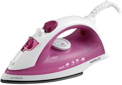 HAVELLS Ez-PRESS 1250 Watts Steam Iron with Self Cleaning Function 1250 W Steam Iron(Purple) - Image 2