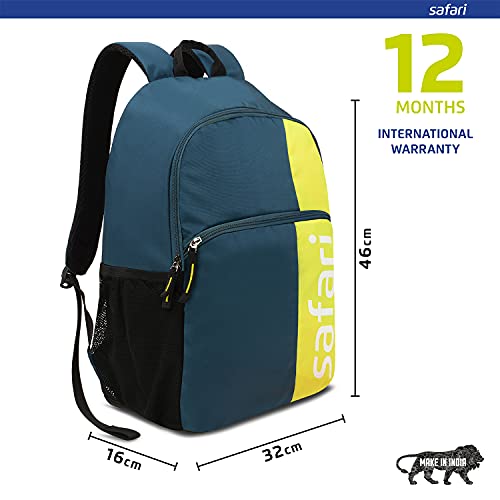 Safari Spartan 21 Ltrs Water Resistant Backpack - Teal, S (SPARTAN19CBTEA) - Image 6