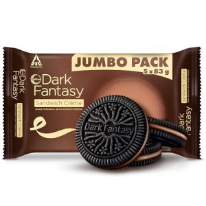 Sunfeast Dark Fantasy Crème, Made With Real Chocolate, 415g