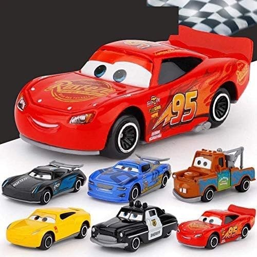 Galaxy Hi-Tech Mini Metal Die Cast Car Toy Vehicle Play Set, Free Wheel High Speed Unbreakable, Small Racing Movie Vehicle Car for Exciting Playtime Adventures for Kid, Multicolor, Set of 6 - Image 3