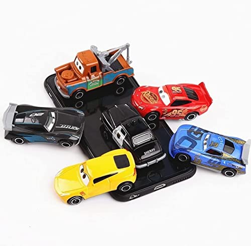 Galaxy Hi-Tech Mini Metal Die Cast Car Toy Vehicle Play Set, Free Wheel High Speed Unbreakable, Small Racing Movie Vehicle Car for Exciting Playtime Adventures for Kid, Multicolor, Set of 6 - Image 4