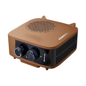 The Better Home Fumato 2000 W Room Heater (Fan-Blower) | Portable Heater for Bedroom & Home | Dual Placement Vertical/Horizontal | Thermal Cut-Out + Fuse Safety | Brown | 1-Year Warranty