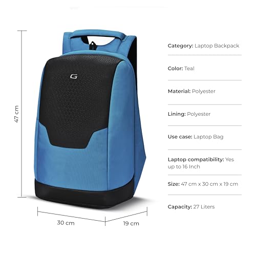Gear NG Future Anti-Theft Faux Leather Water Resistant Laptop Backpack - Image 2