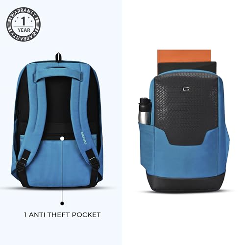 Gear NG Future Anti-Theft Faux Leather Water Resistant Laptop Backpack - Image 5