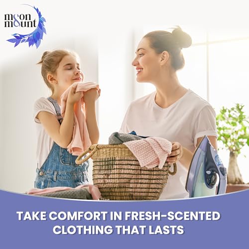 Moon & Mount Lavender Fabric Conditioner 1L – Softens Clothes, Long-Lasting Freshness, Hand & Machine Wash - Image 6