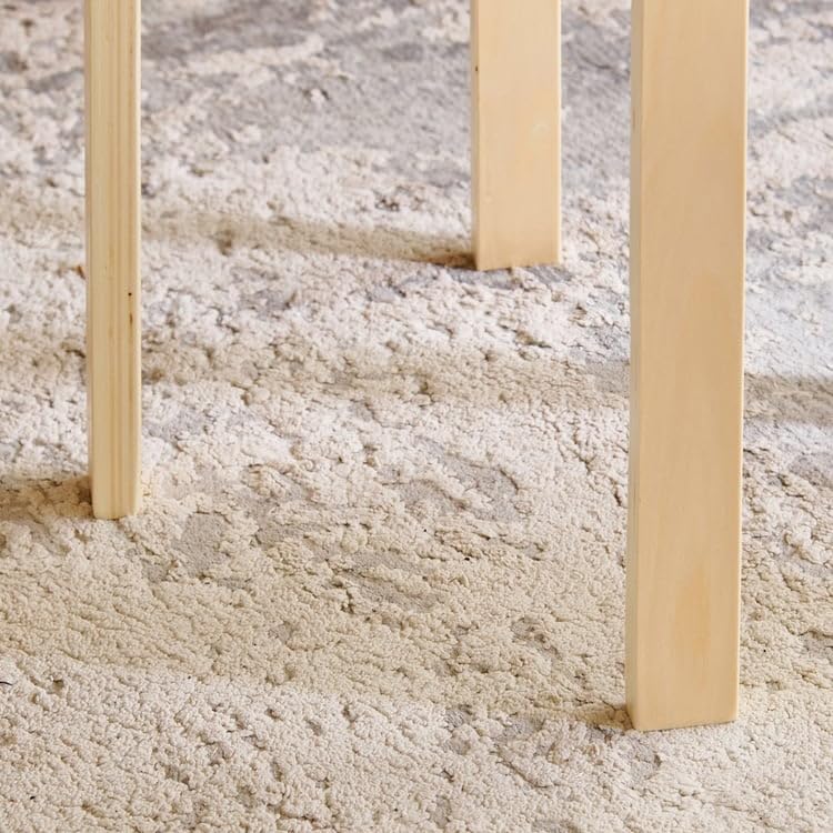 Home Centre Paulo Solid Wood Stool - Brown - Image 6