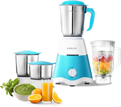 Cadlec MixSphere 750 W Juicer Mixer Grinder(MixSphere | 4 Jars | Blue) - Image 2