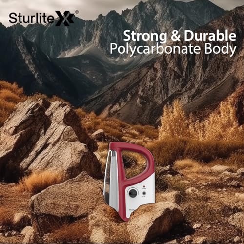 Sturlite Pton 12W LED Portable Lantern| 2200mAh Rechargeable Li-ion Battery| Upto 15Hrs Long Battery Back Up| 360° Light Spread & Knob for Brightenss Adjustment LED Lamp - (Pack of 1) - Image 6