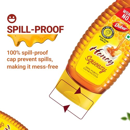 Dabur Honey - 450g (225g x 2, Buy 1 Get 1 Free) | 100% Pure | World's No.1 Honey Brand with No Sugar Adulteration | For Fitness & Health | Natural Immunity Booster | 100% Indigenous | Rich in Antioxidants & Minerals - Image 5